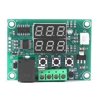 Digital Thermostat Module Temperature Controller Board Micro DC 12V -50C to +110C Electronic Temperature Control Switch 10A Relay Sensor Probe LED Display