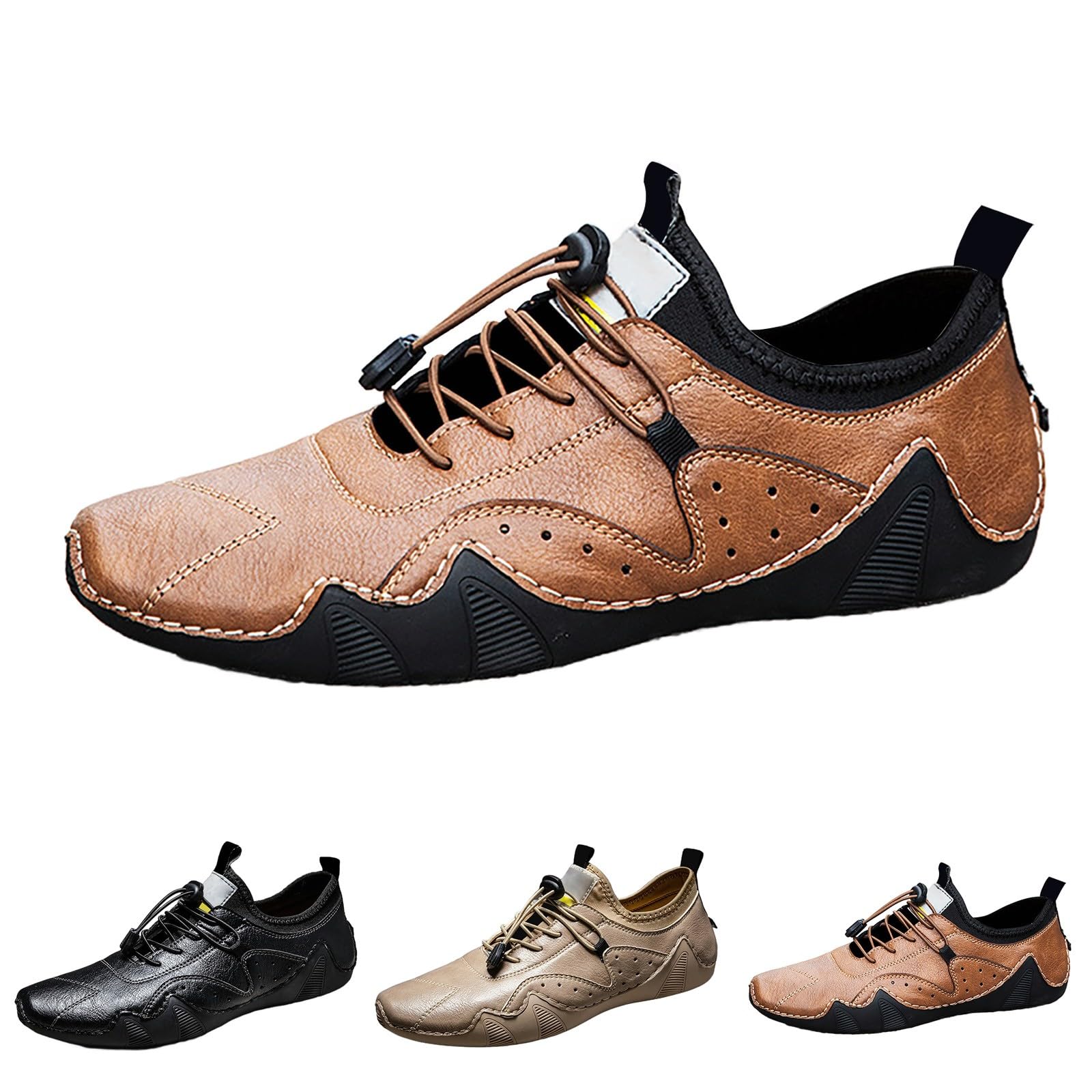 Generisch Botas de senderismo cálidas para exteriores, botas de esquí gruesas, botas de esquí para exteriores, compatibles con zapatos de moto, para hombre y invierno