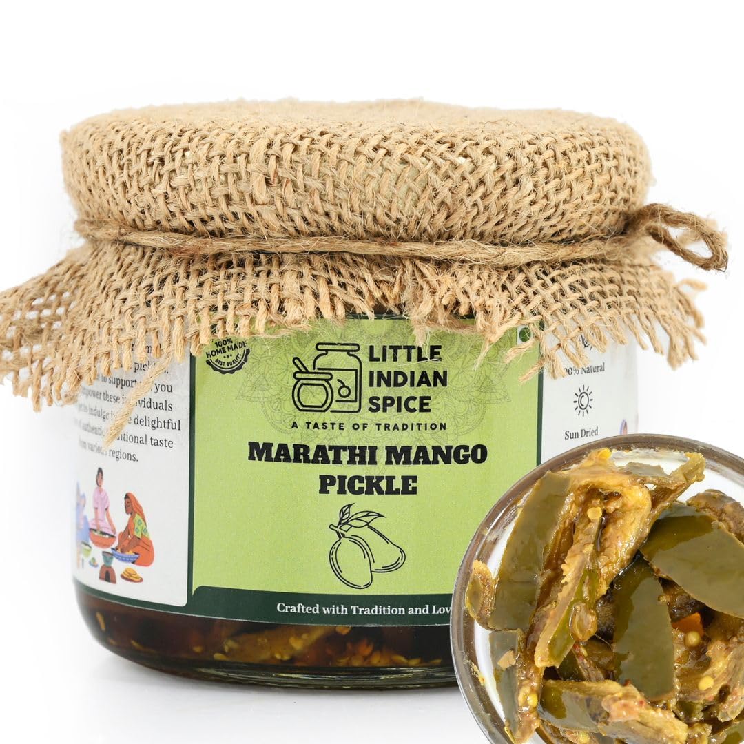 Little Indian Spice Marathi Mango Pickle | Homemade | 250 Gm (B0D842GSYT) Amazon Price History, Amazon Price Tracker