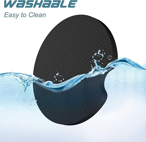 Miniatura 6 de Aiawoxc Portavasos para automóvil, paquete de 2 posavasos universales antideslizantes para automóvil, posavasos de goma con muesca para dedos,