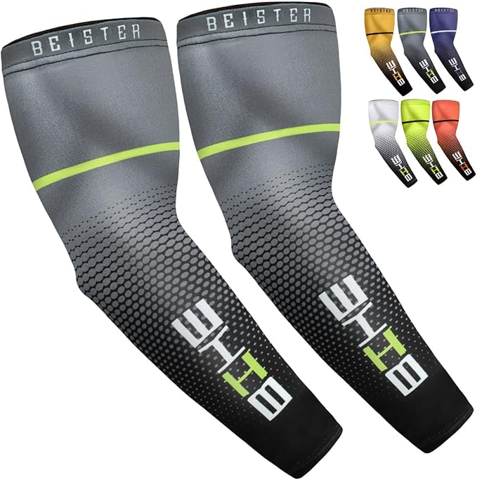 Beister UV Protective Cooling Arm Sleeves UPF 50 for Men & Women