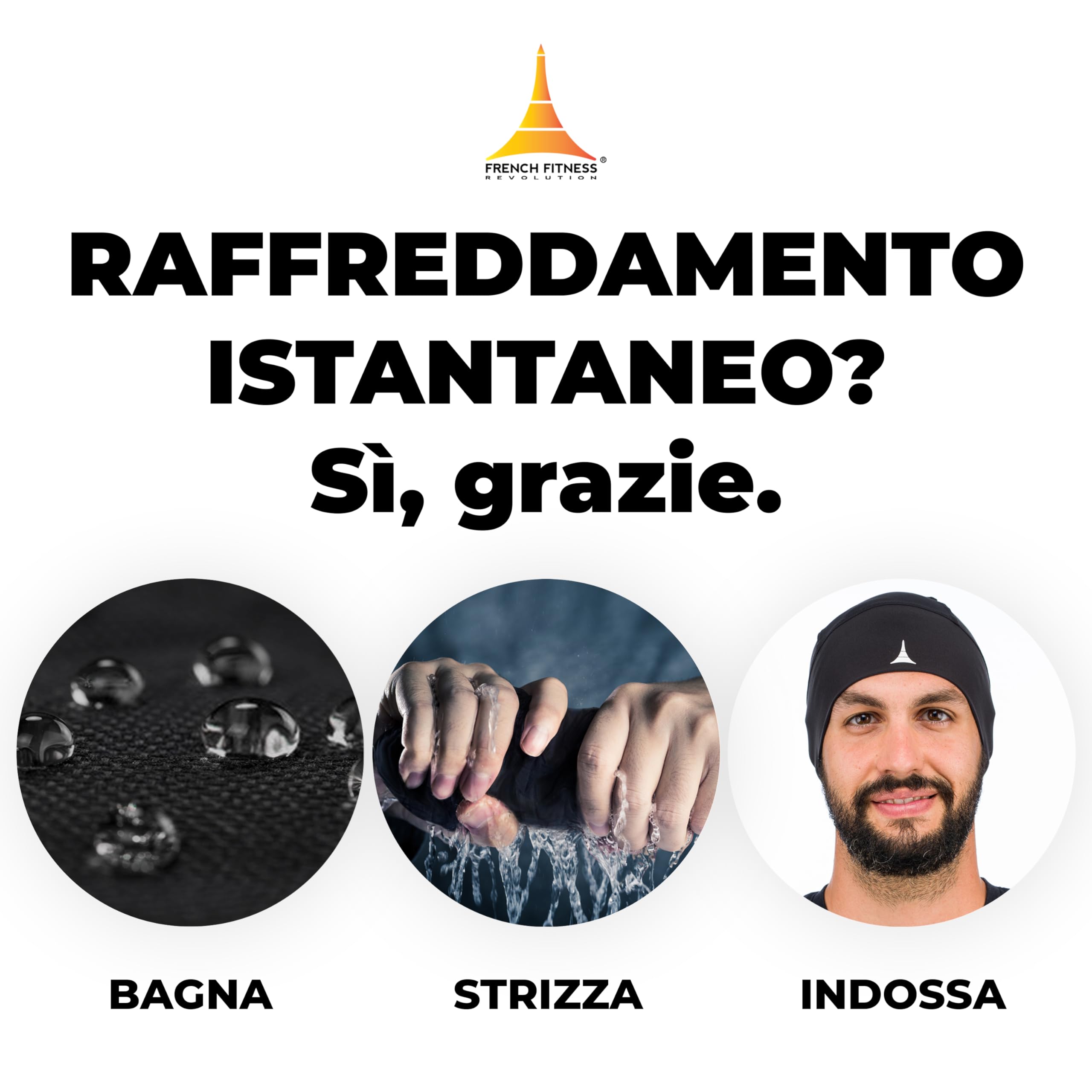 Berretto Calotta per Casco, Traspirante Prestazioni ottimali Anti-umidità. Si Adatta sotto Il Casco.