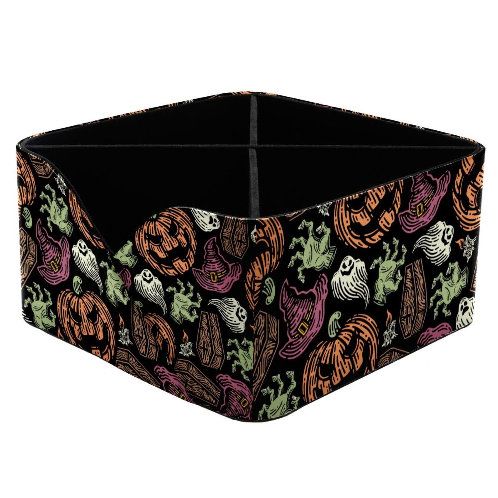 Organiseur de bureau d'Halloween à 4 compartiments pour ranger vos crayons à la maison