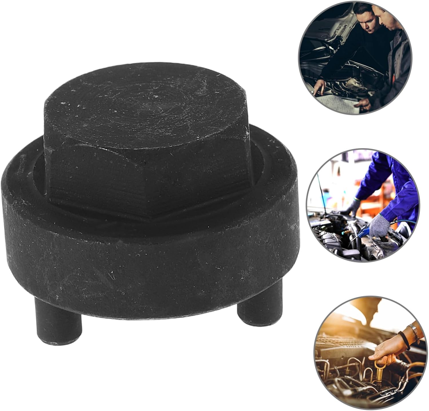 MAGICLULU Fuel Tank Lid Wrench Automotive Tools Direction Machine Press for Vehicle Disassembly
