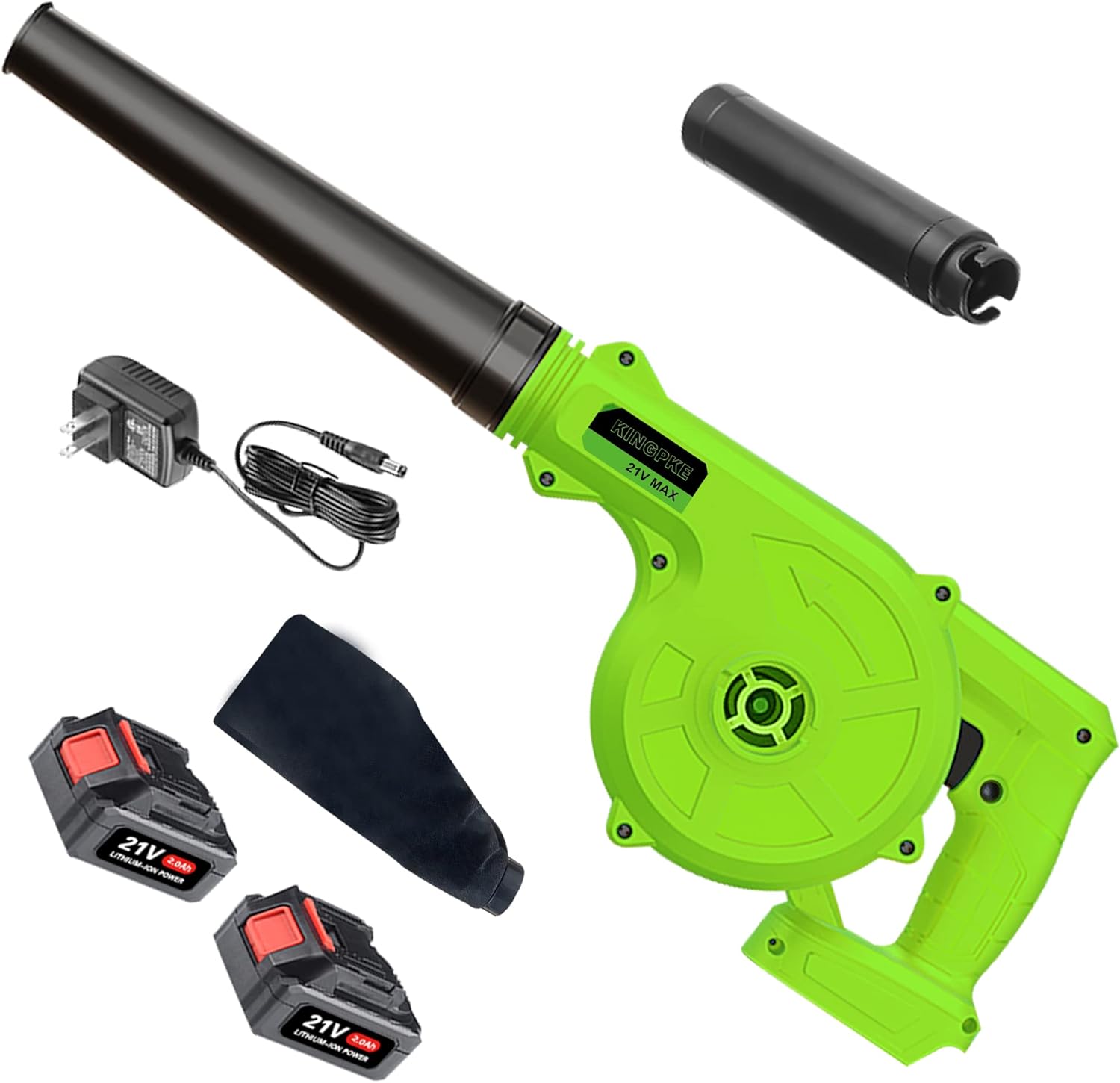 KINGPKE Leaf Blower Cordless with Battery and Charger