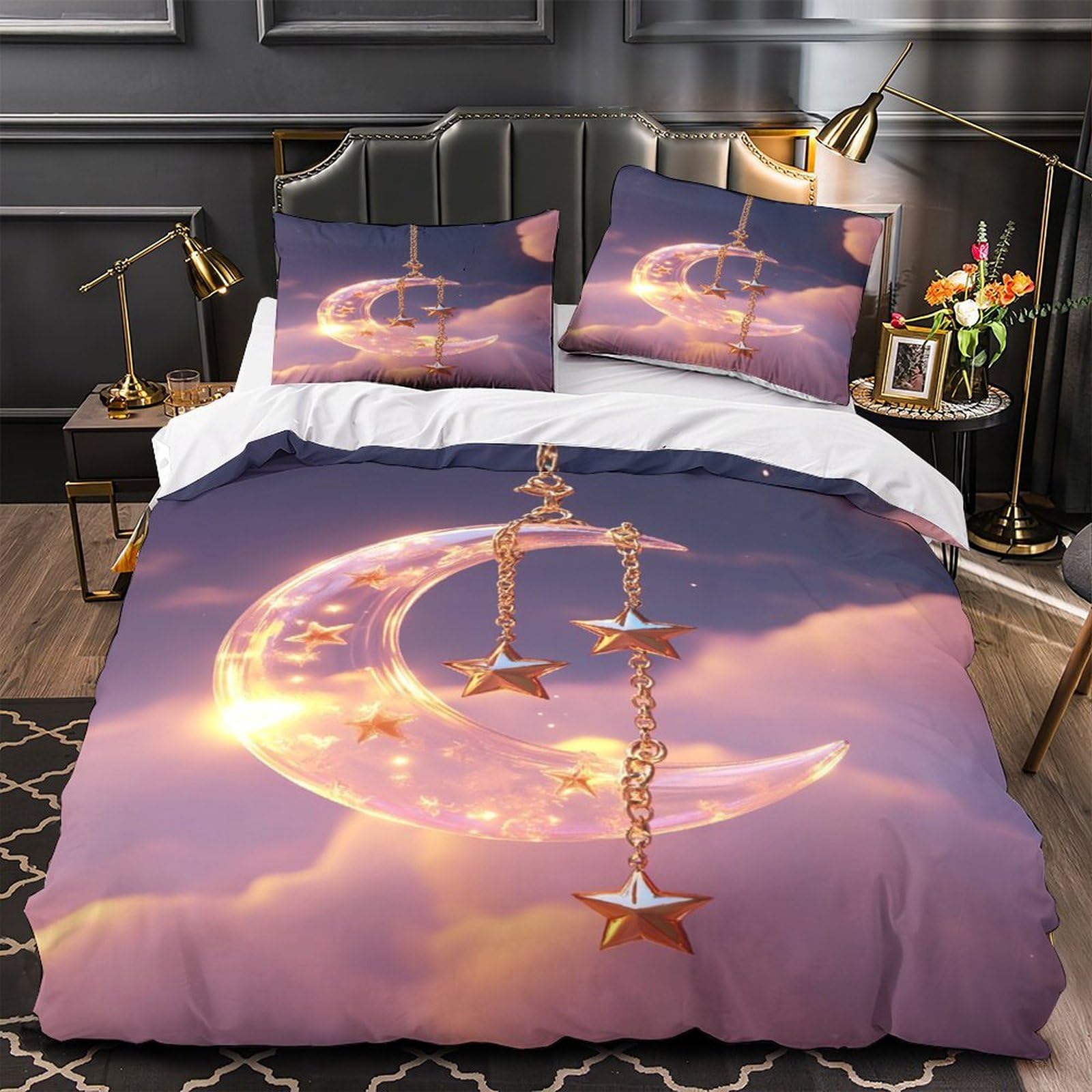 Drap de couette microfibre hypoallergénique adolescents lit 135x200cm