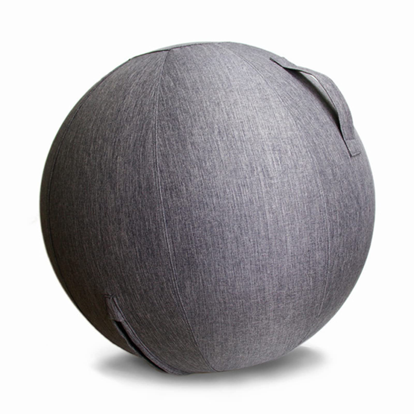 Bezug für Sitzball, Faltbar Sitzball Stoffbezug mit Griff, Yoga Ball Abdeckung, Gymnastikball Bezug für Zuhause, Büro, Pilates, Yoga Jetzt,75cm/29.5in