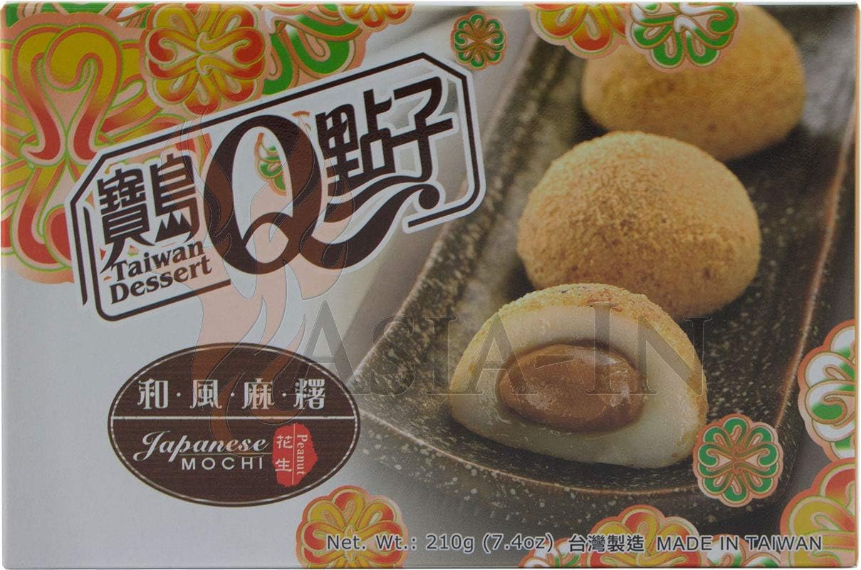 Royal Reiskuchen 'Mochi' nach japanischer Art, mit Erdnuss Geschmack 210g