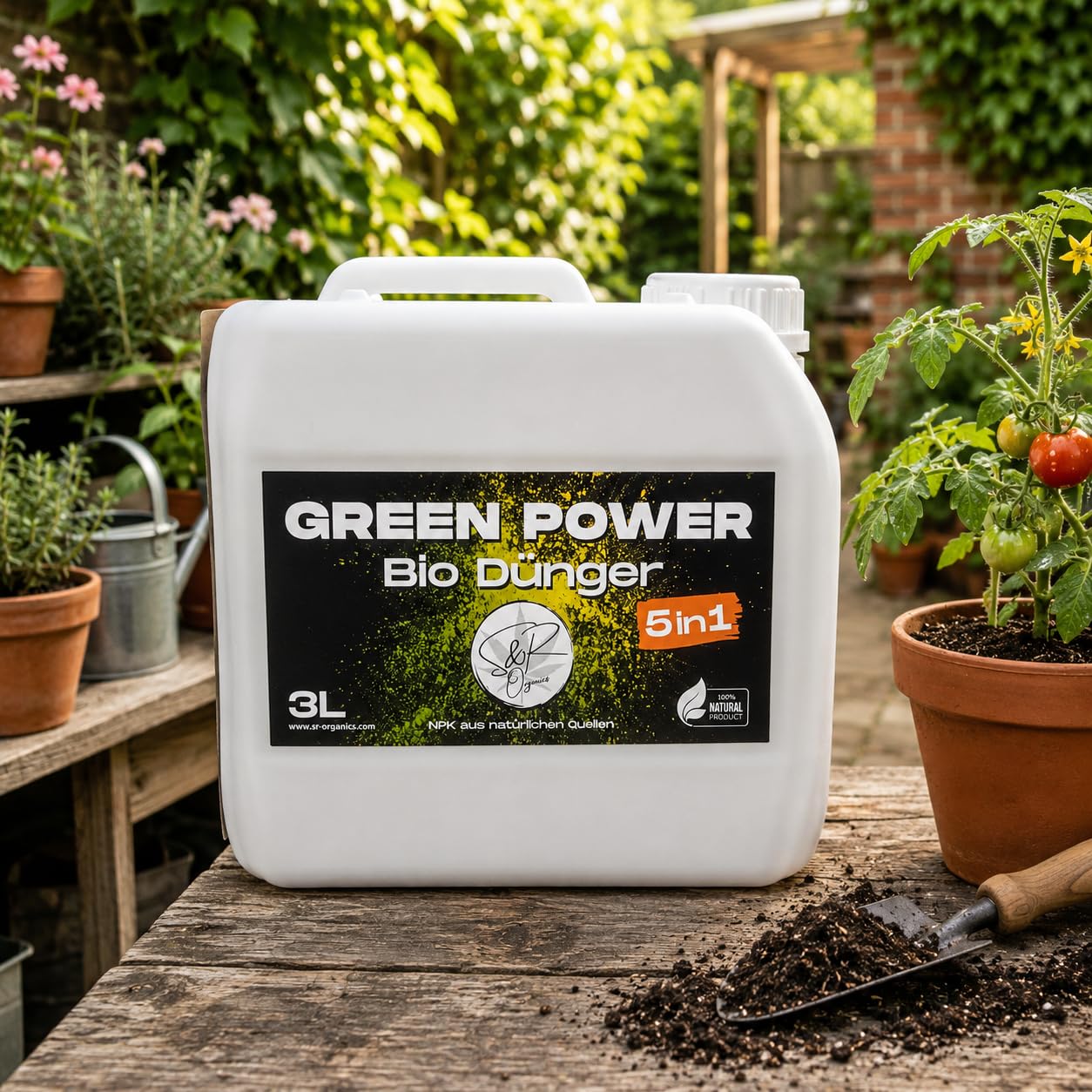 Green Power Bio Cannabis Dünger 5in1 S&R Organics für Wuchs und Blüte (3L)