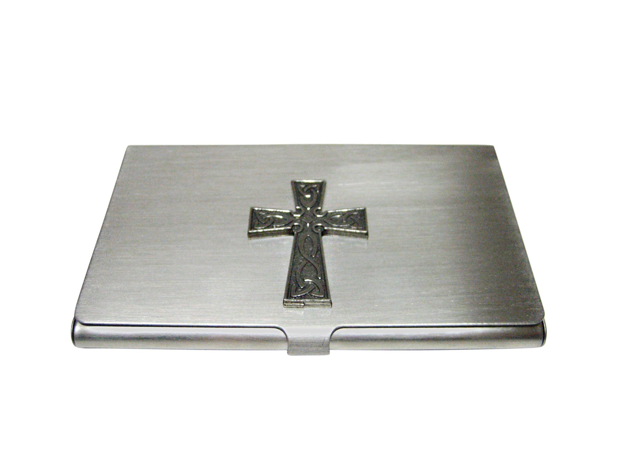 Celtic Design Large Cross Business Card Holder