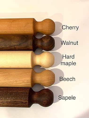 Miniatura 8 de Nonna's Mattarello, rodillo de pasta (arce duro, 40")