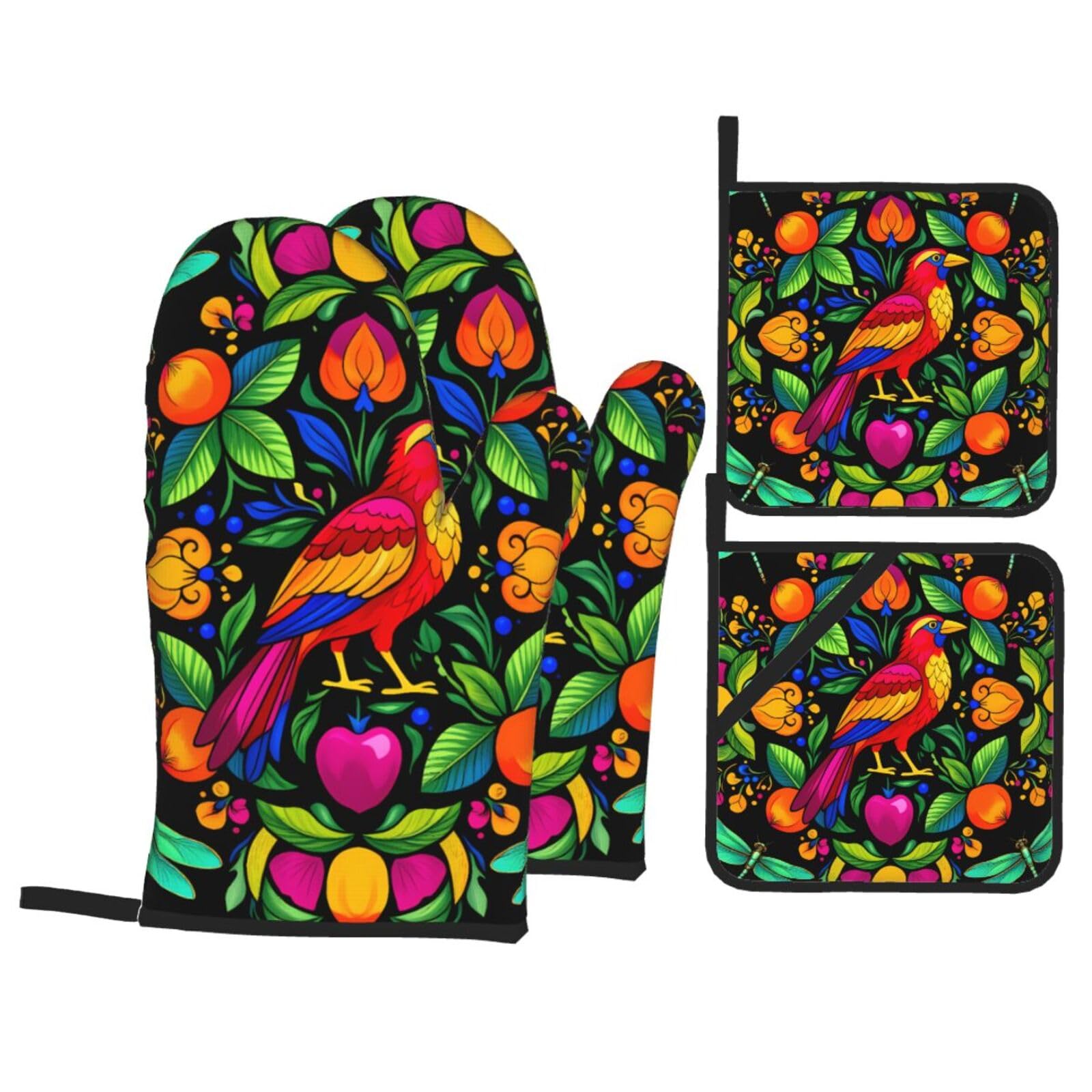 Oven gloves antidérapants et isolants pour manipuler sans risque