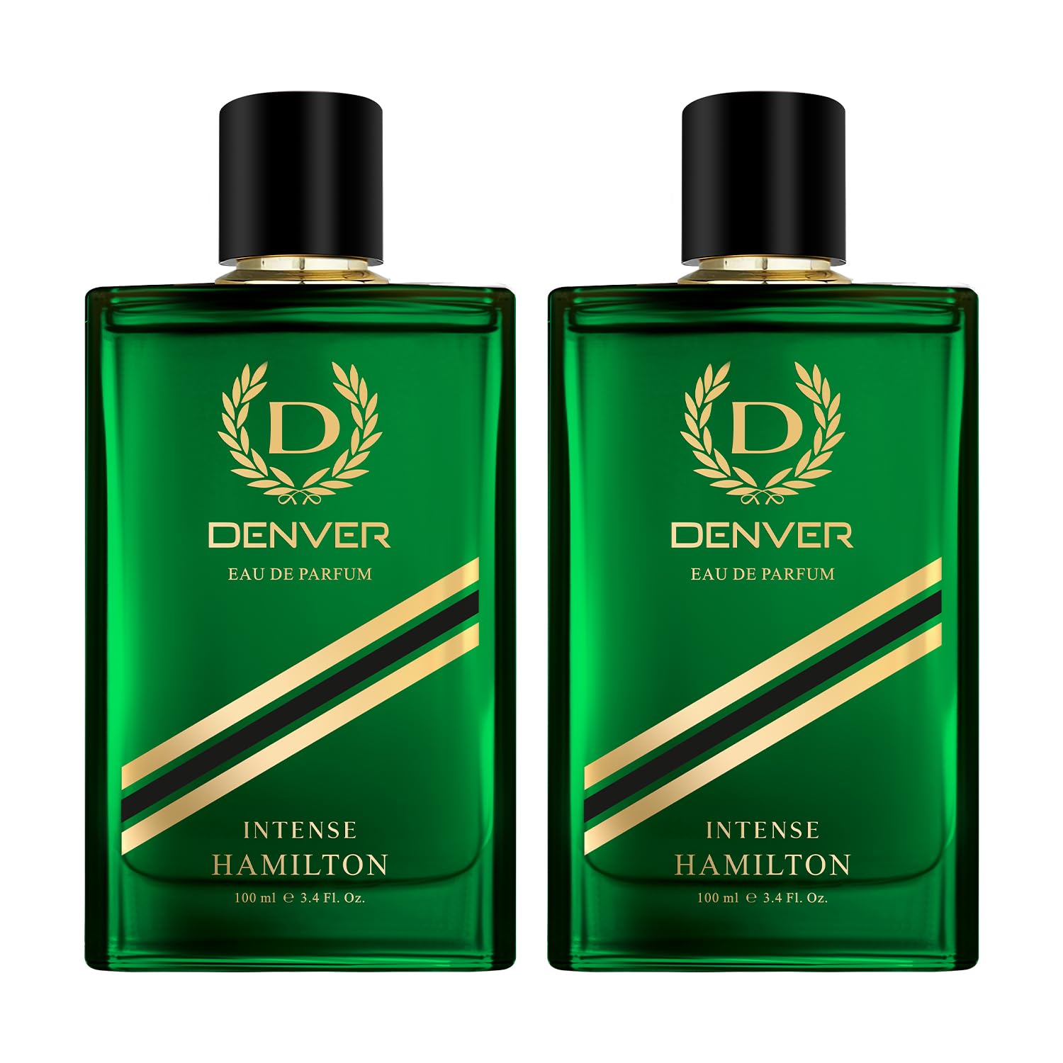 DENVER Hamilton Intense Perfume For Men - 100 ML Each, Pack of 2 | Long Lasting Perfume-picture-43