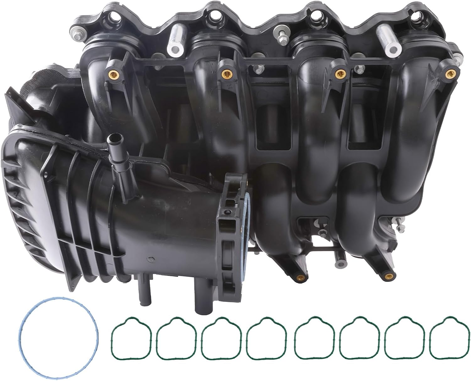 MITZONE Intake Manifold Assembly Compatible with 2010-2014 Ford F-150 2011-2016 Ford F-250 F-350 6.2L AL3Z9424G with Gaskets Bolts