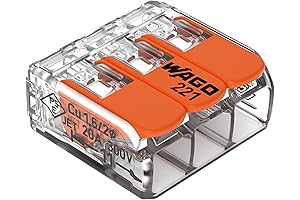 WAGO 221-413 LEVER-NUT® Compact Splicing Connectors