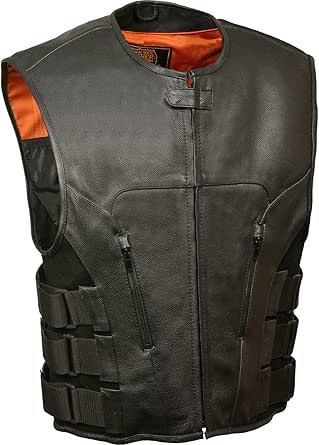 Milwaukee Leather Men's MLM3514 Black Premium Dual Brunei