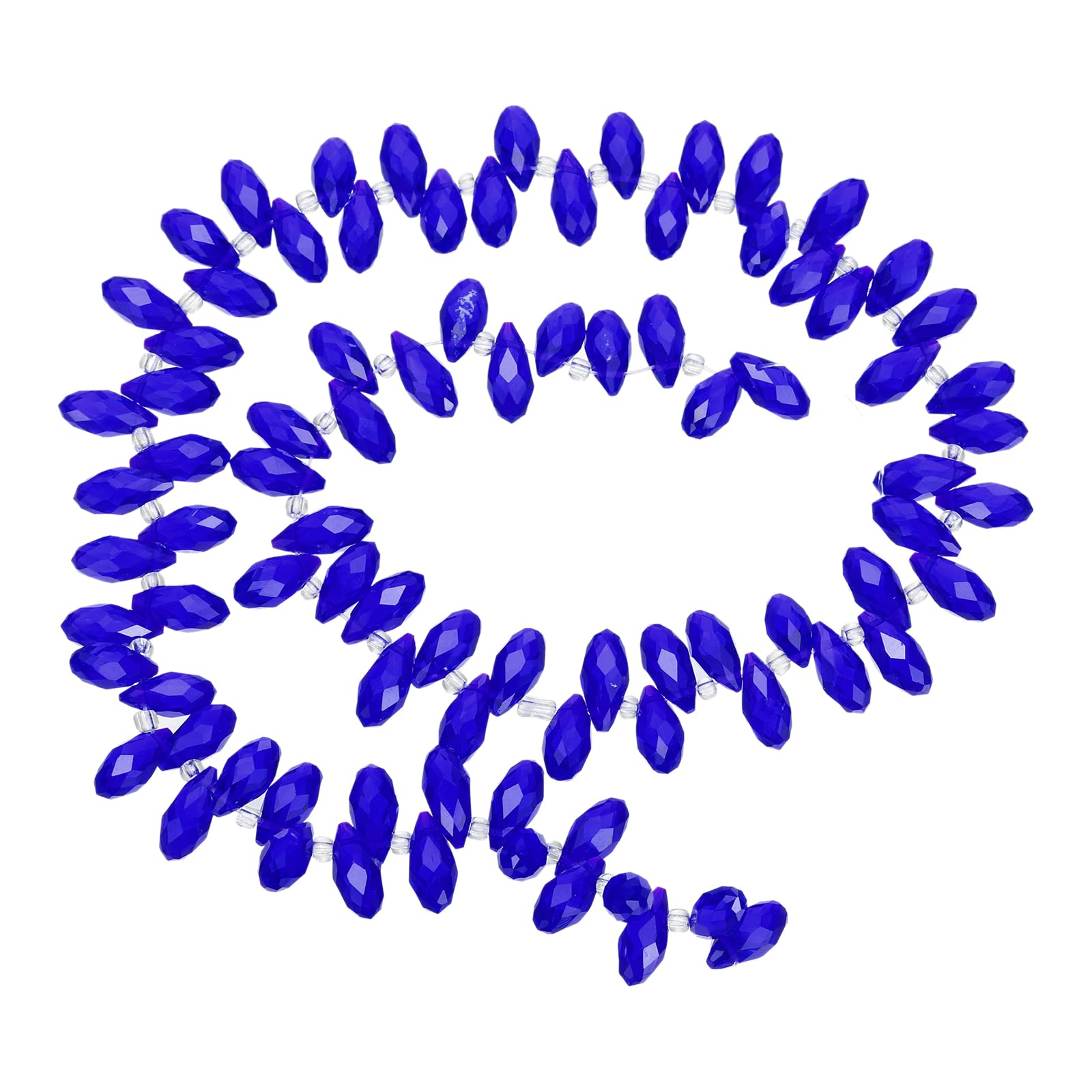 PATIKIL 2 Strands 180-190Pcs Teardrop Crystal Beads