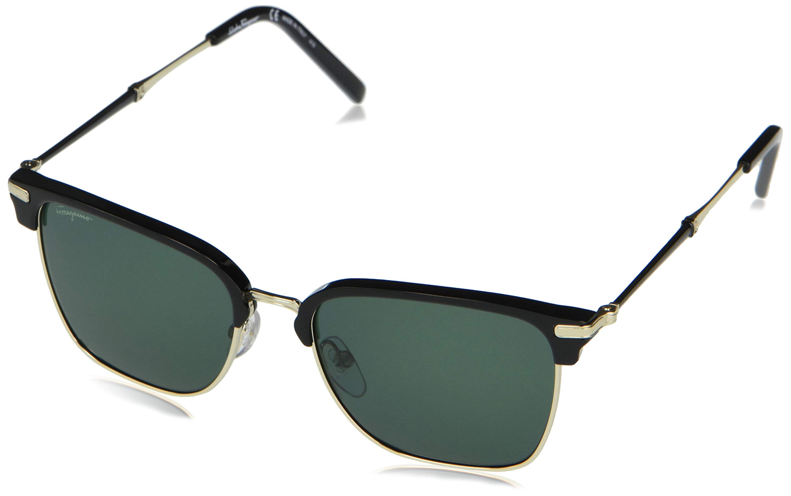 Salvatore Ferragamo Gold and Black Sunglasses Salvatore Ferragamo SF1058S 002 Sunglasses Women main image 3