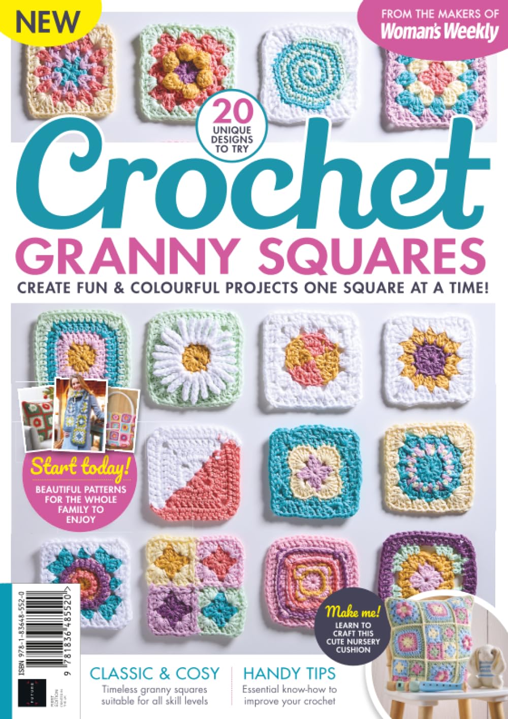 Crochet Granny Squares: Easy Crochet Patterns and Projects for Beginners and Beyond / Step-By-Step Guide to Granny Squares / Ultimate Crochet Gift