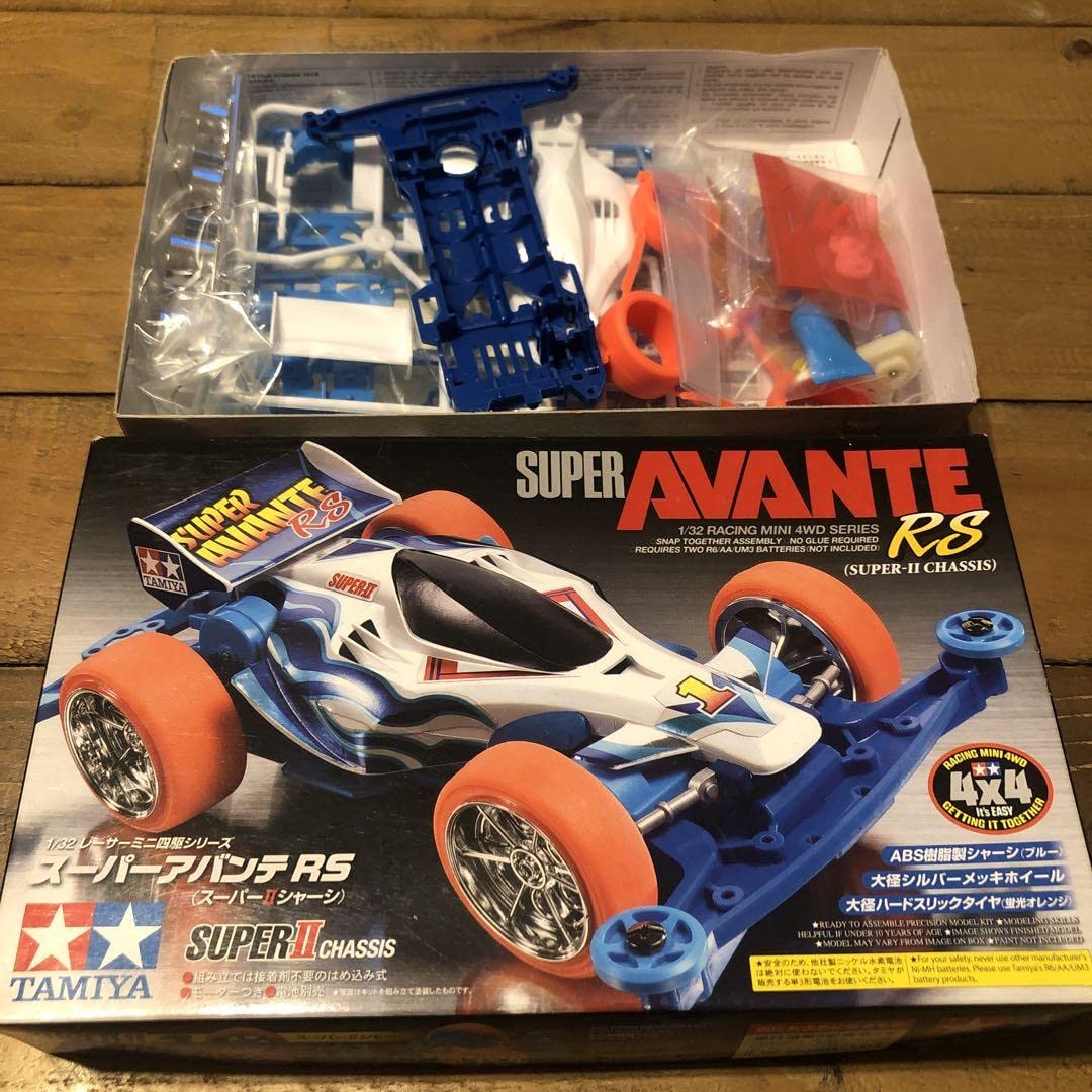 Tamiya 18055 Mini 4WD SUPER AVANTE (VS CHASSIS) échelle 1/32 – Neuf Sous Blister