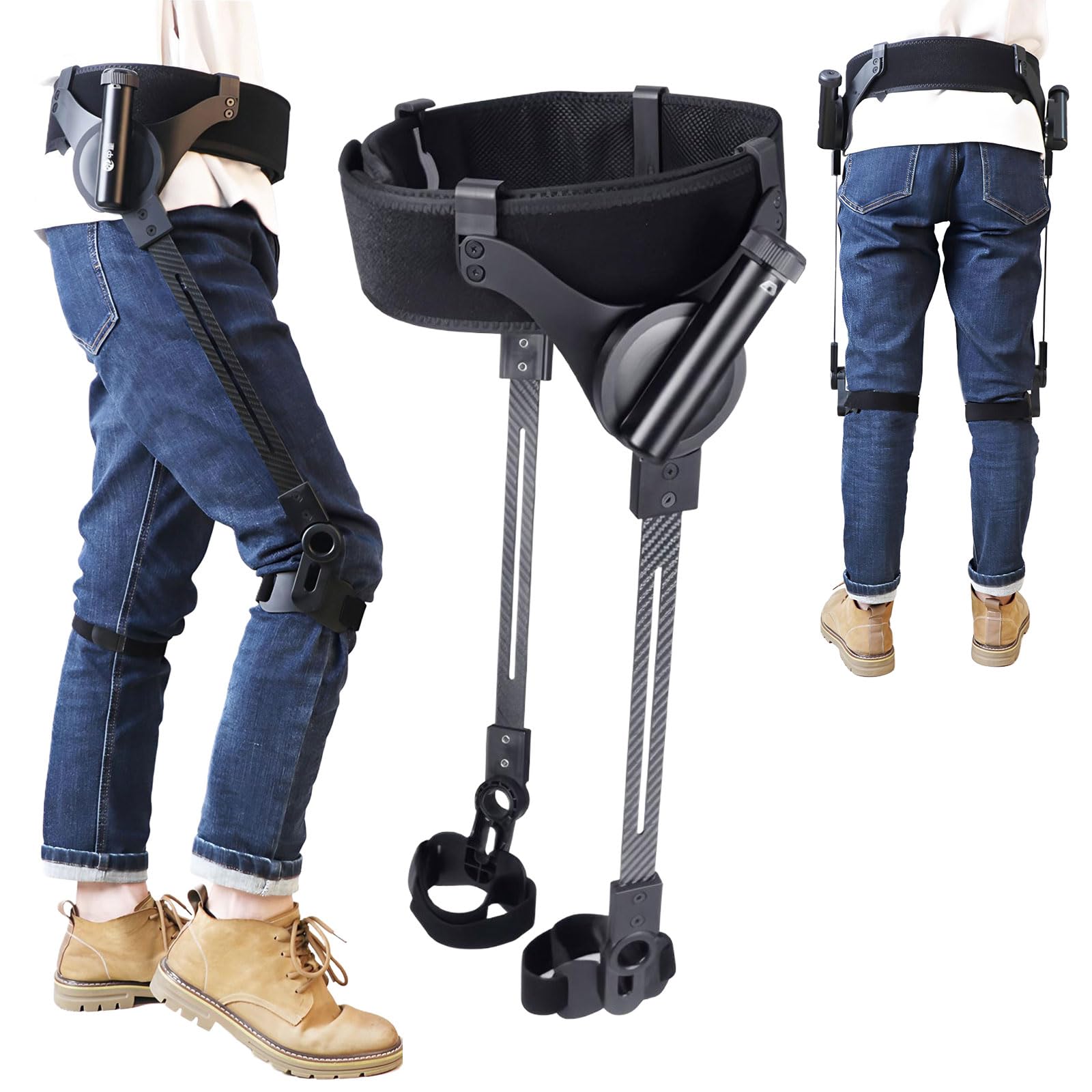 ERSINIAN Wearable Bionic Leg Exoskeleton, Adjustable Strength Walking Aid for Mobility Support, Assistive Equipment for Adults and Elderly, Daily Travel and Use