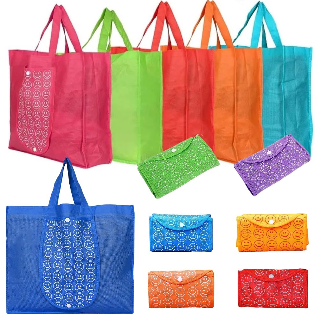 Oytra Foldable Shopping Bags Reusable Grocery Bag Return Gift Wedding Birthday House Warming Events Functions
