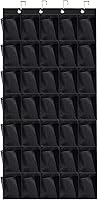 Vista 1 de Over the Door Shoe Organizer, 35 Pockets Behind the Door Storage, Hanging Shoe Organizer, Space Saving Hanging Storage Holder, Reusable Breathable