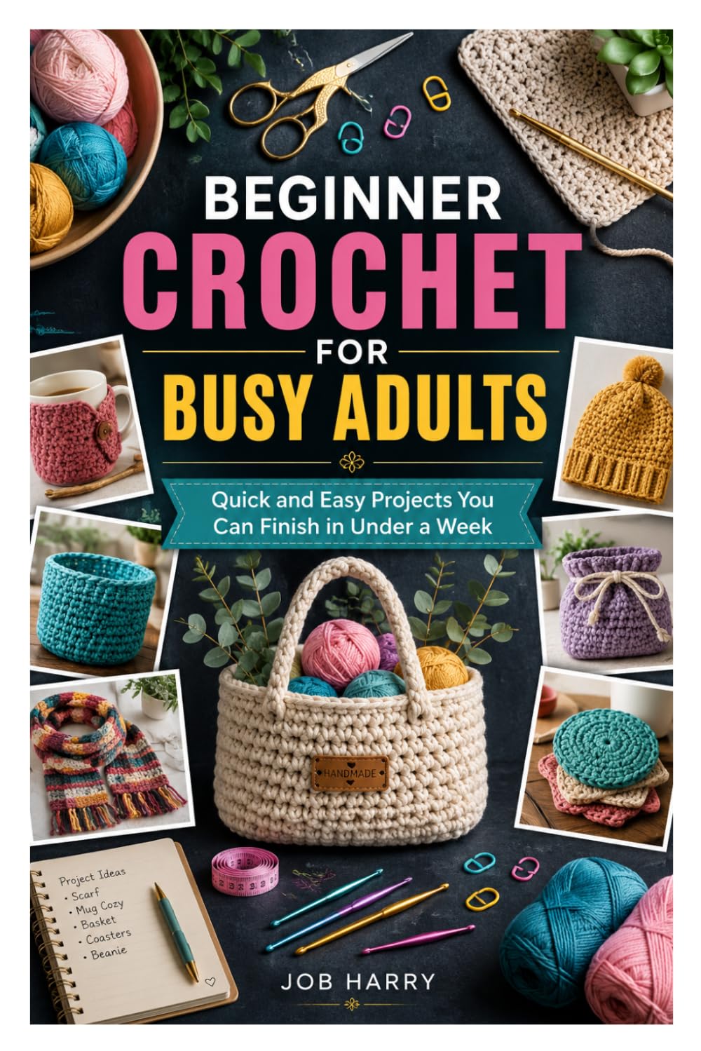 BEGINNER CROCHET FOR BUSY ADULTS: Quick and Easy Projects You Can Finish in Under a Week