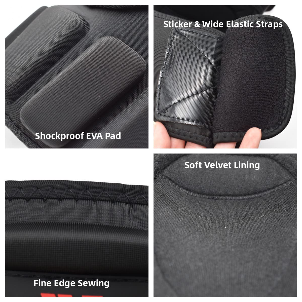 Attelle Genou Beister Hommes Femmes, Genouillères Sport Longue à