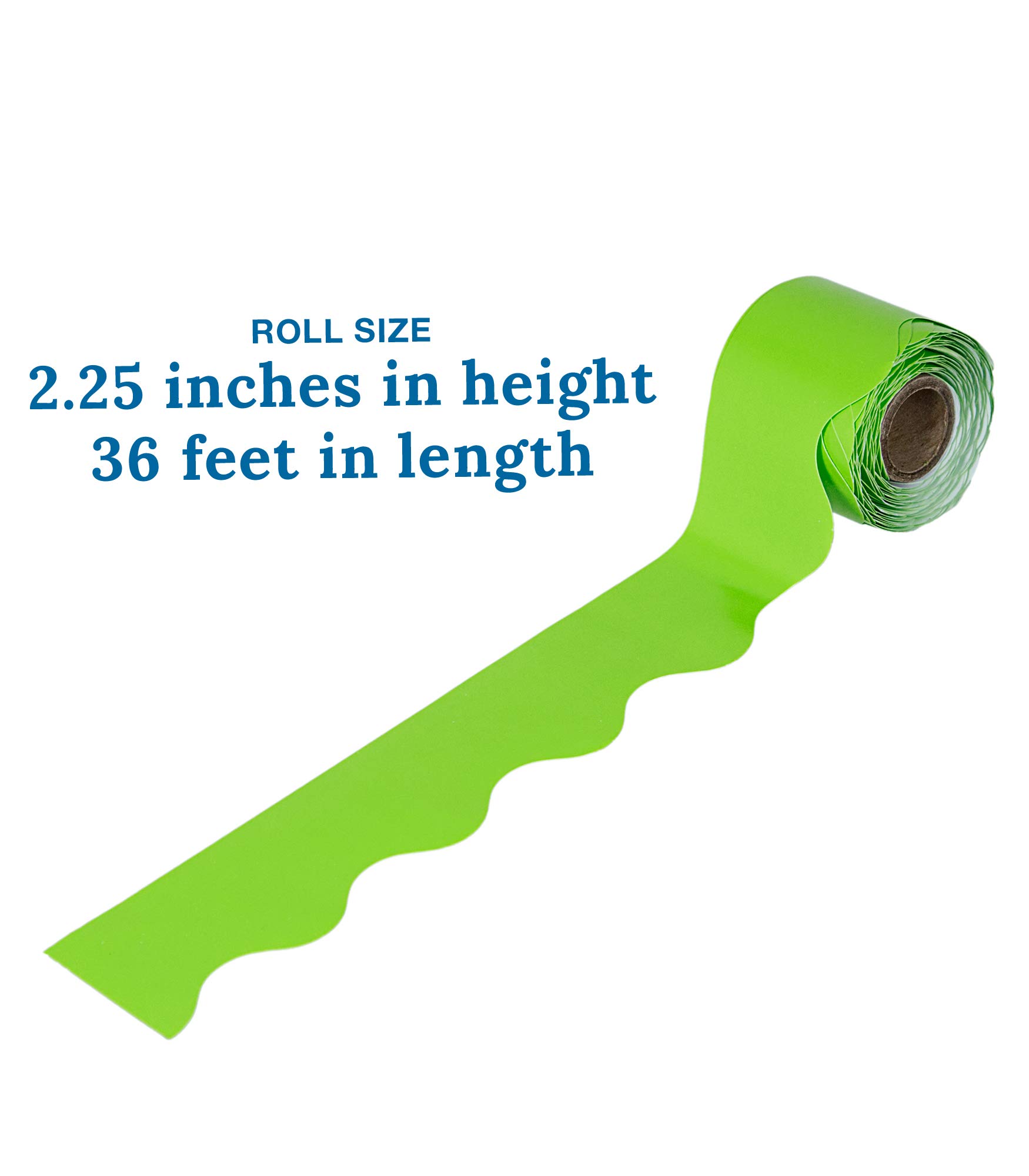 Buy Carson Dellosa Scalloped Bulletin Board Border—Lime Green Rolled