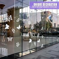 Vista 4 de 24 Pcs Window Strike Prevention Stickers Decals Butterfly Window Anti Collision Window Clings to Prevent Bird Strikes, Anti Bird Collision Decals