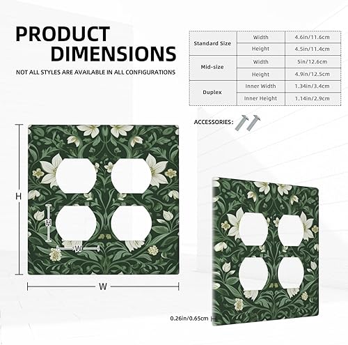 Vista 282 de Cubiertas decorativas de salida de estrella de mar playera, tablero de madera azul de concha de mar de 1 banda, decoración individual GFCI, placa