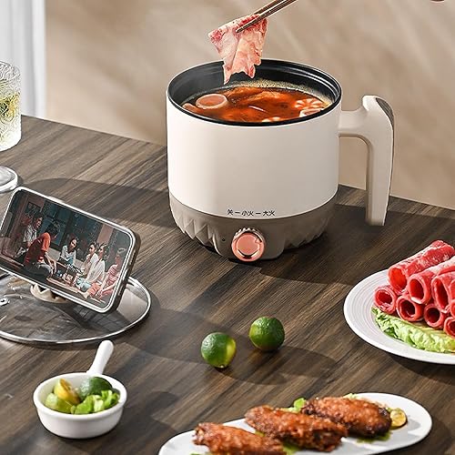 Miniatura 5 de Personal Ramen Cooker, Electric Pot For Ramen, Personal Ramen Cooker Electric, Portable Multifunctional Electrics Pot With Non-Stick Coating For