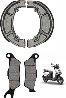 Rear Brake Shoe and Front Disc Brake Pad Combo Set compatible with Vida V1 Pro, V1 Plus, V1 Lite, V2 Pro, V2 Plus, V2 Lit... Price In India