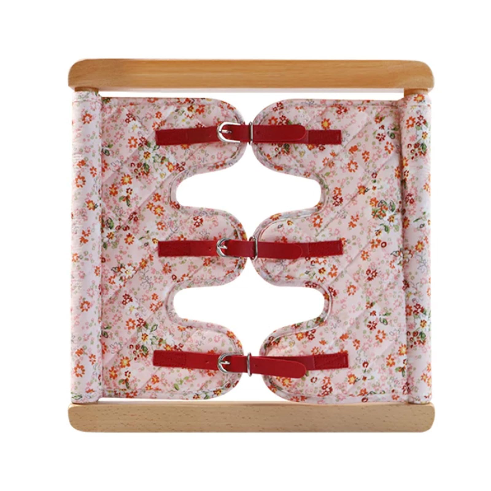 ttnmrc Montessori Dressing Frames Set - Wooden Basic Skills Boards with Zipper, Buttons, Buckles & Hook-and-Loop,belt buckles