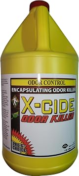 Pros Choice X-Cide Odor Remover - Odor Eliminator for Strong Odor Like Urine, Vomit, Feces - Pet Odor Eliminator for Home Upholstery - Pet Stain and Odor Remover that Leaves No Residue 1 Gallon