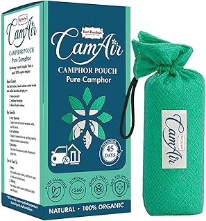 Hari Darshan CamAir Camphor Pouch Air Freshener For Home, Car, Wardrobe and Storage | Natural 100% Organic Price In India