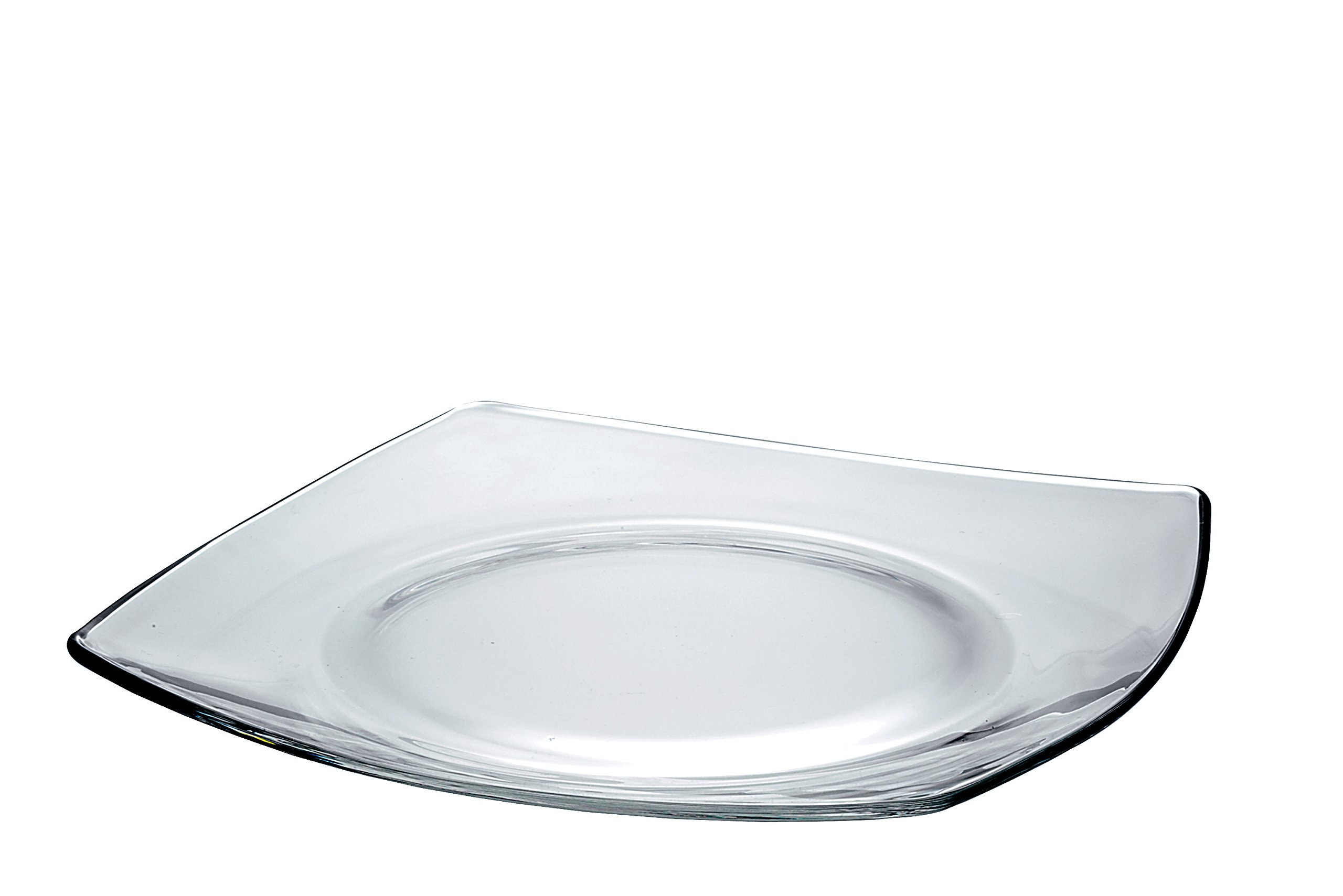 Piatto Quadrato Bormioli Rocco - Vetro Opale 27x27cm, Per Microonde, Elegante