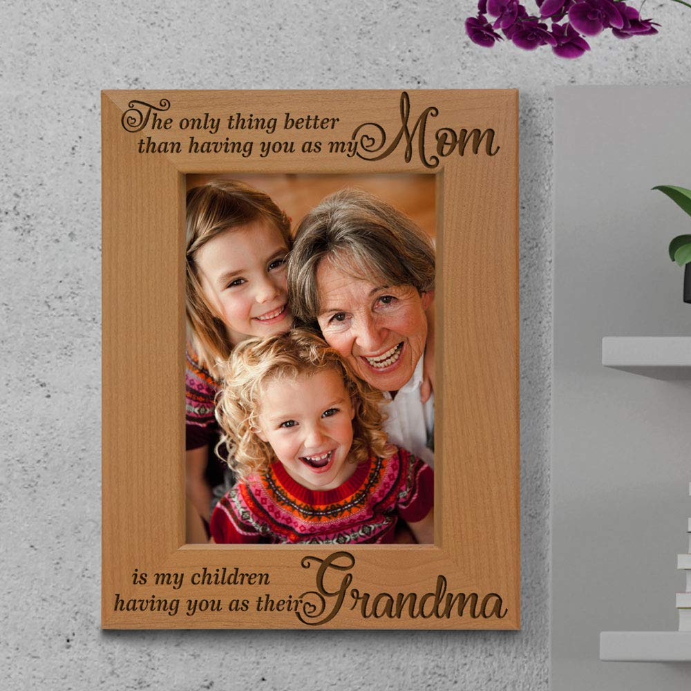 Engraved Grandma Frame - Best Grandma Ever Gift -5