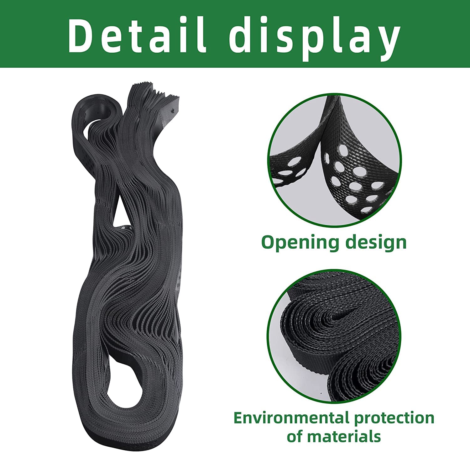 30m² Stabilizzatore Ghiaia Geogriglia, Stabilizzatore de Ghiaia per Ghiaia/carrabile/muri di Sostegno, Griglia in Geocell Plastica Flessibile Espandibile Lastra da Giardino