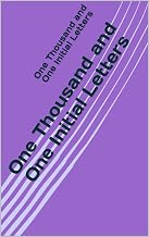 Cover of One Thousand and One Initial Letters