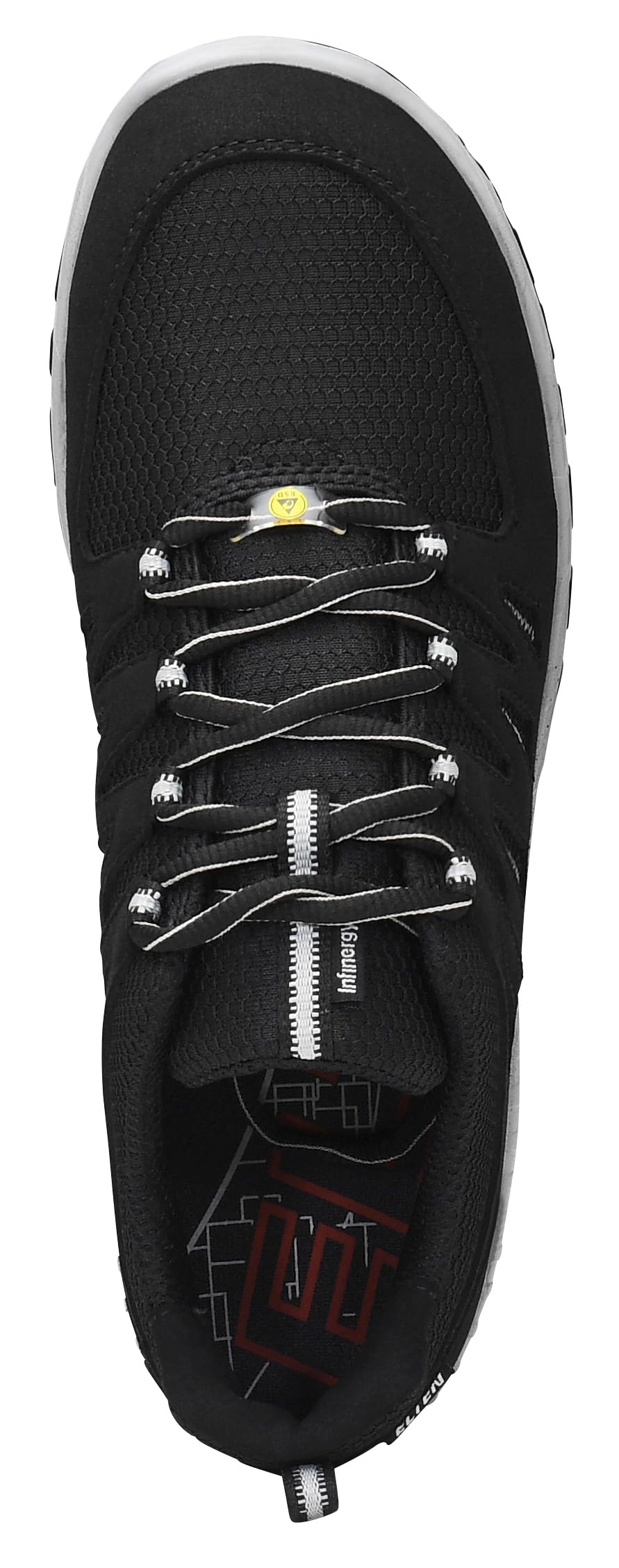 ELTEN Maddox W Black-Grey Low ESD S3S | Sicherheitsschuhe für Damen & Herren, Stahlkappe, leicht, atmungsaktiv