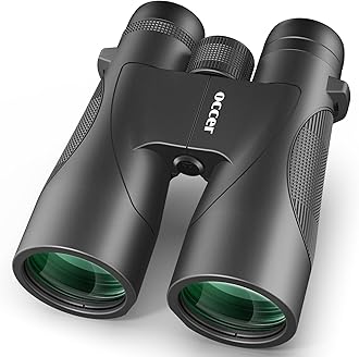 12x50 Bird Watching Binoculars for Adults - HD High Powered Binoculars with Clear Vision - Easy Focus Binoculars with Long Range for Hunting Hiking Travel Cruise Trip Concert Stargazing