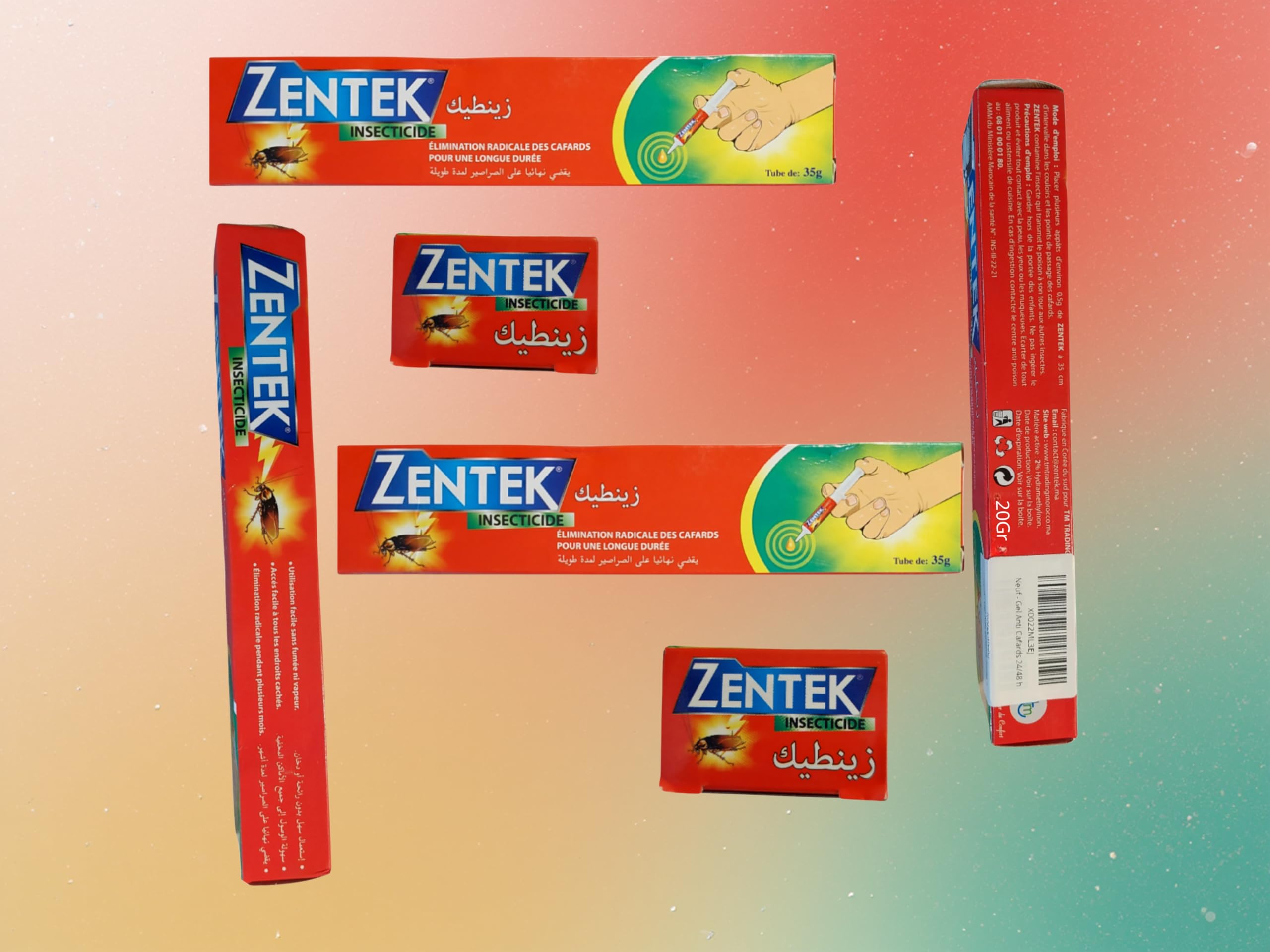 Gel Anti Cafards Extermination Totale En 24/48 h