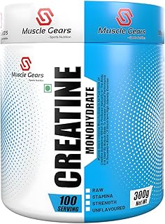 Muscle Gears Creatine Monohydrate Pure Performance Boost & Unleash Your Potential | ISO & FSSAI Certified for Post-Workout Price In India