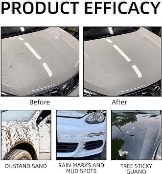 Strong Protection Car Coating Polishing Wax,Titanium Ceramic Car Wax,High Protection Fast Car Coating,Lasting Mild Formula Polish Wax With Sponge (1pc)