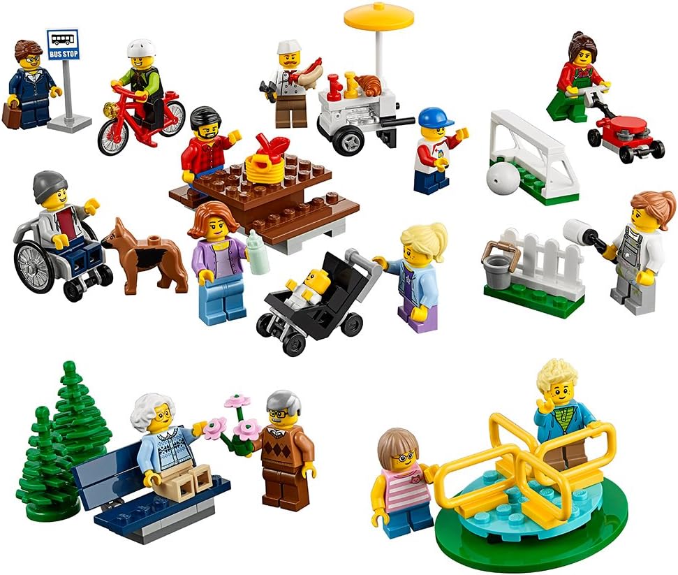 City Town 60134 Fun in The Park - City People Pack Building Kit (157 Piece)