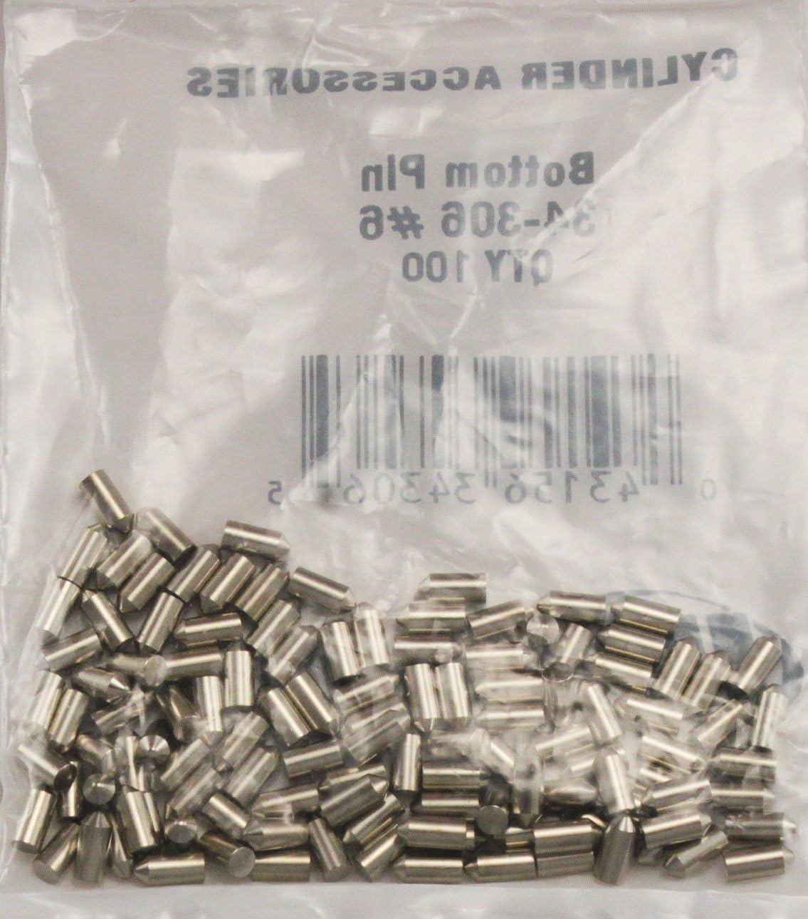 SCHLAGE Lock 34306 Bottom 6 Pin Expanding Diameter Pins