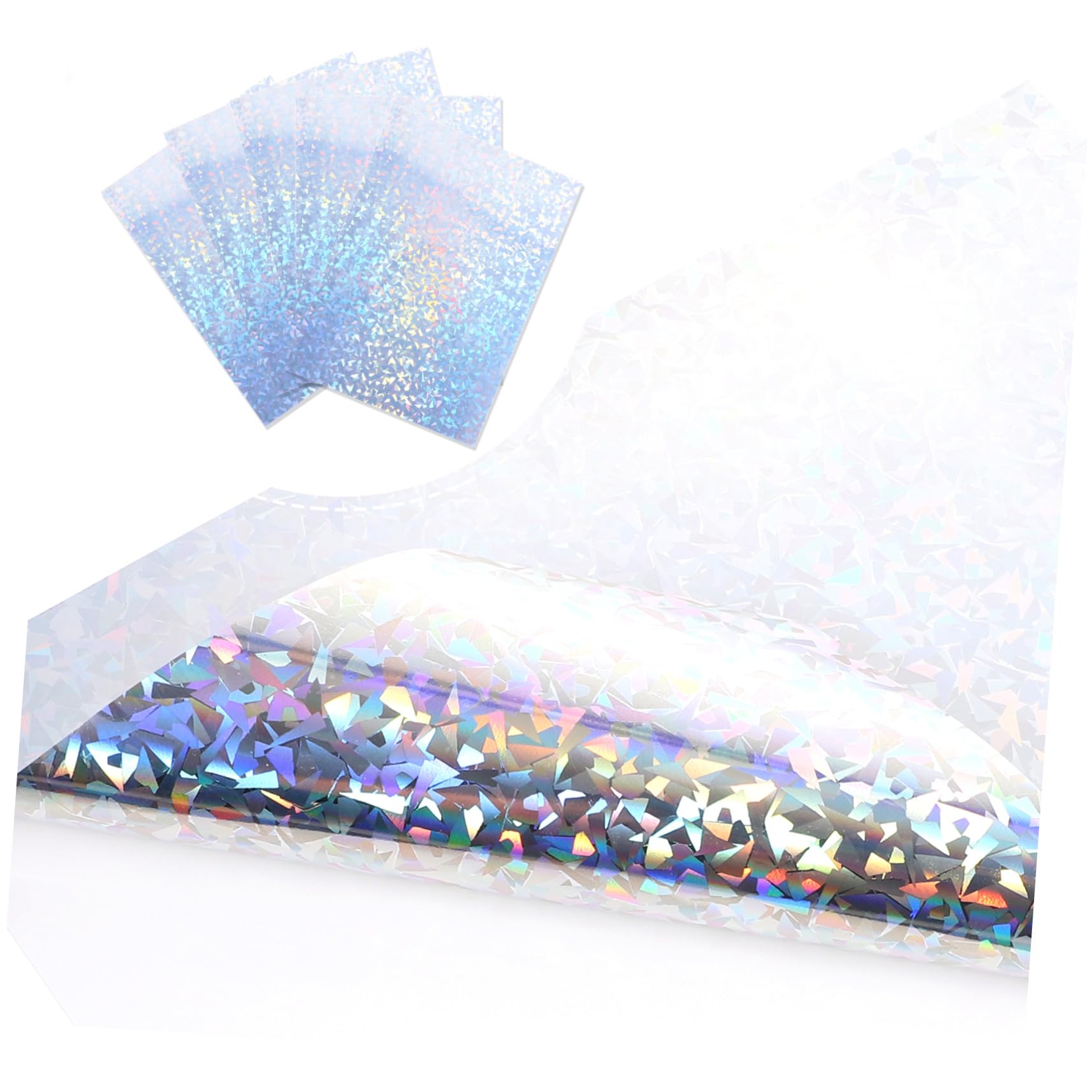 20 Blatt Holografisches Druckpapier Selbstklebend mit Diamantmuster Bedruckbar für Tintenstrahl Laserdrucker Holografische Etiketten Aufkleber für Maschinen und Büro Praktische