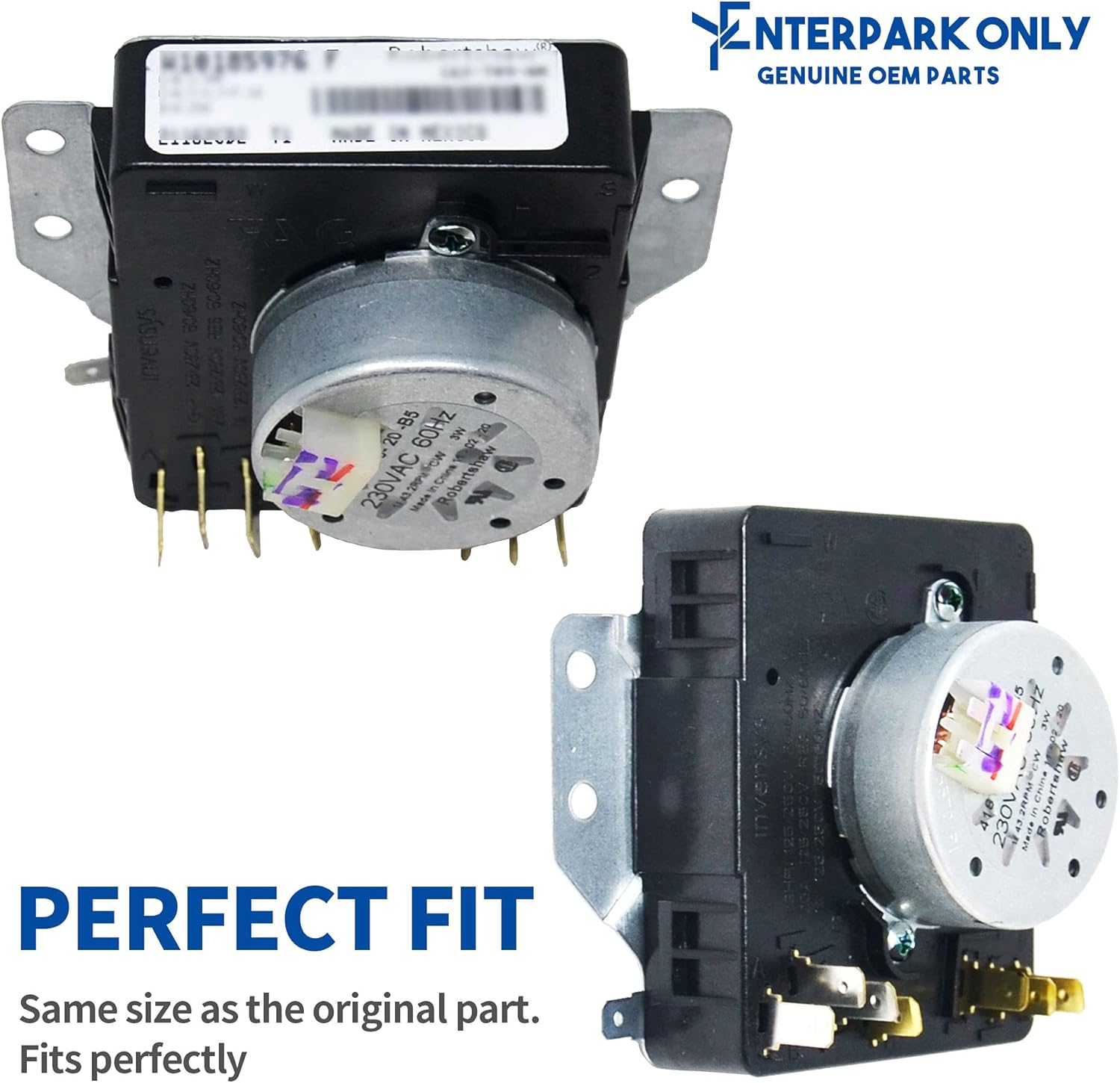 Enterpark W10185976 Dryer Timer Replacement | Produced for Whirlpool & Compatible Models | Restores Cycle Control